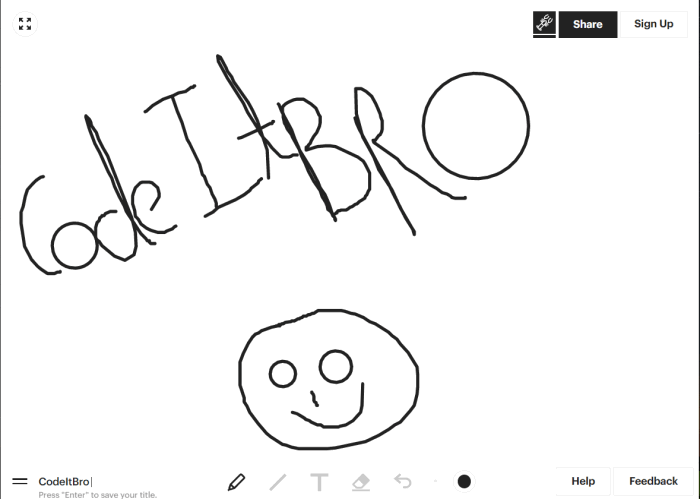 Whiteboard app - featured image