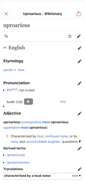 free iphone dictionary app