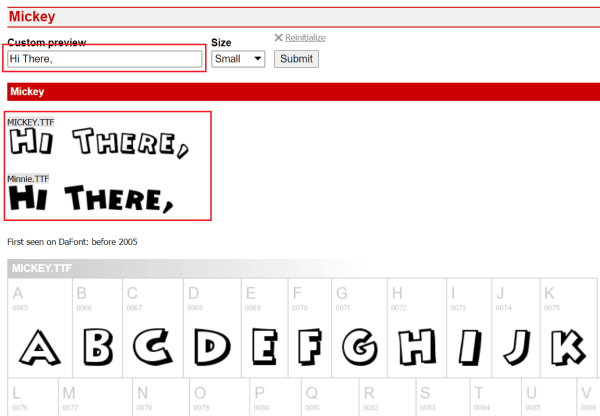 mickey mouse font generator - dafont