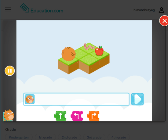 learn coding with roly - online game