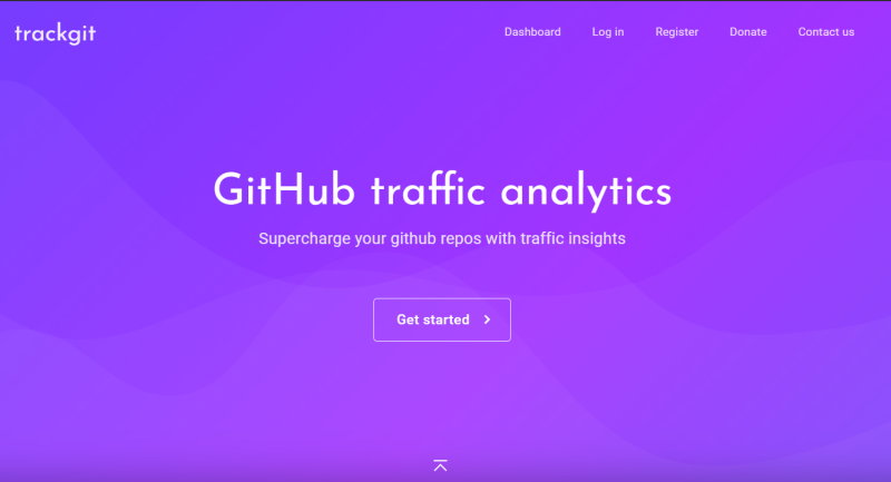 trackgit - free github traffic analytics tool