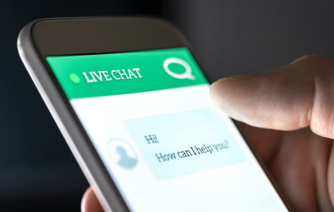 live chat online phone