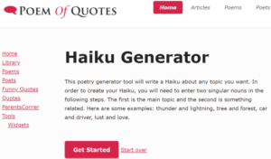 6 Best Online Haiku Maker or Generator Websites [2021]