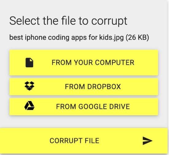 corrupt a file - best file corrupter websites