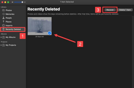 restoring permanently deleted photos in mac with photos app