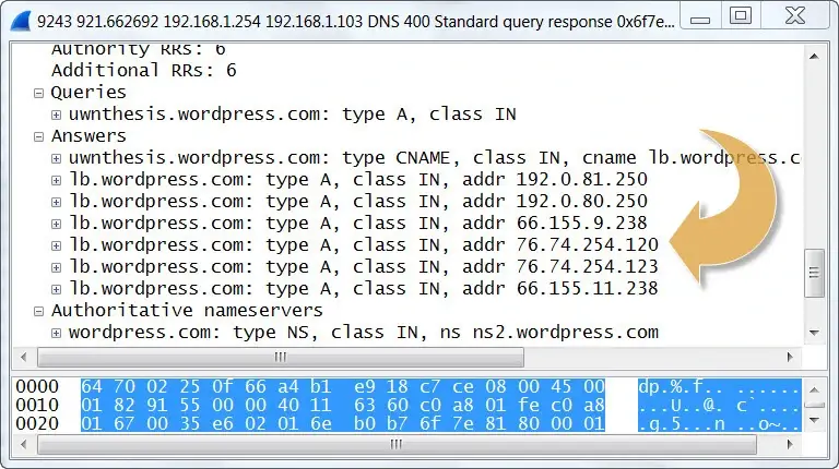windump - pcap file analyzer