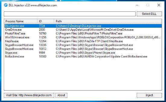 dll injector free software for windows