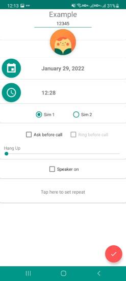 auto call scheduler - how to schedule calls on android