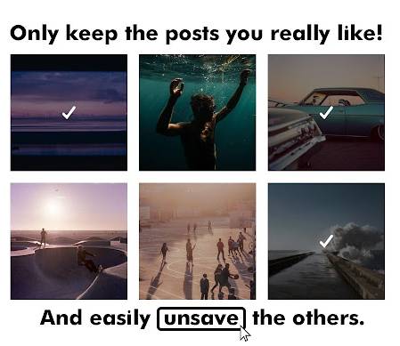 how to unsave all instagram posts at once