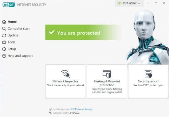 eset security - anti hacking software