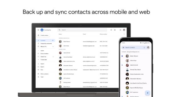 google contacts - best contact management app