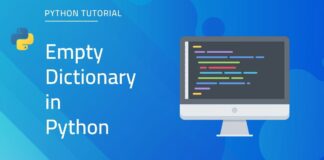 empty dictionary in python