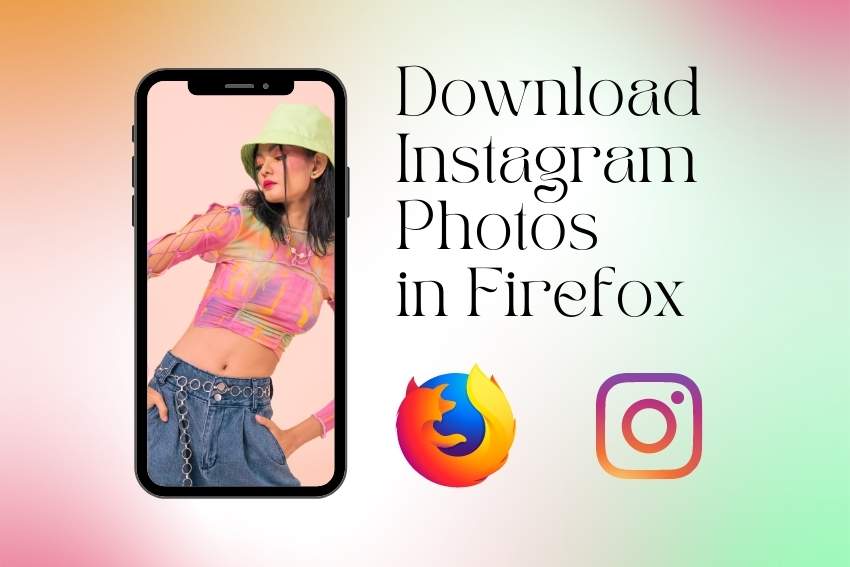 how to download instagram photos in firefox using context menu