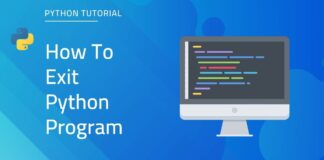 how to exit python program