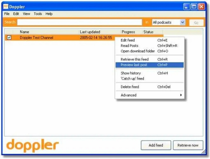 Doppler-Podcast-Downloader