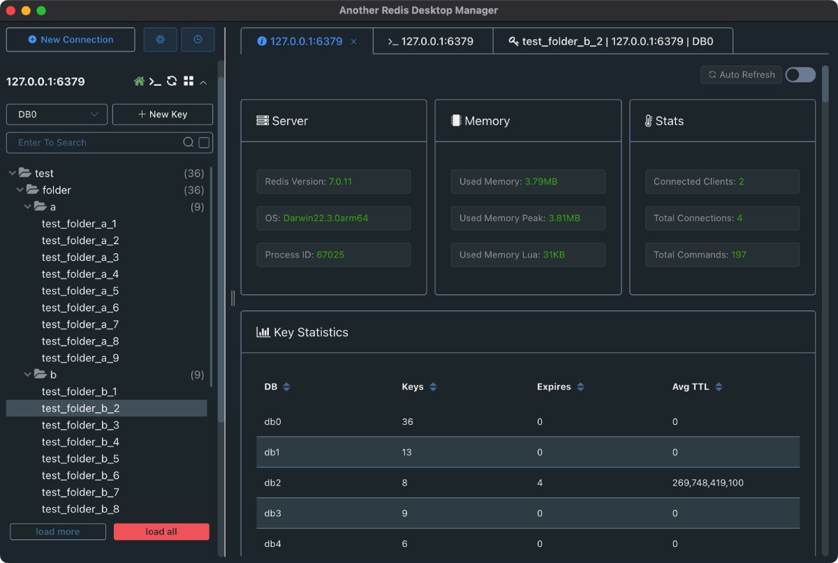 another redis desktop manager - redis gui