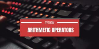 arithmetic operators in python