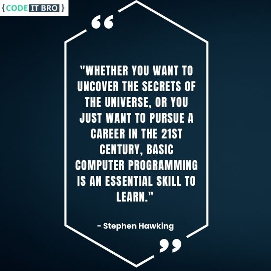 best coding quotes - programming is an essential skill