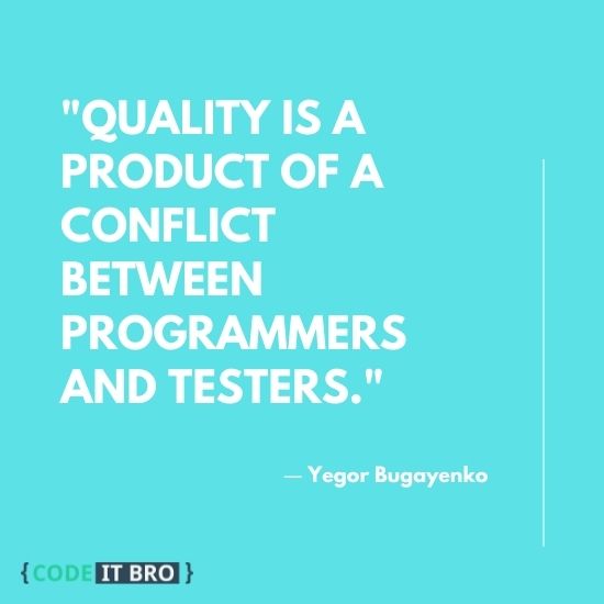 development quotes - quality product conflict - yegor bugayenko