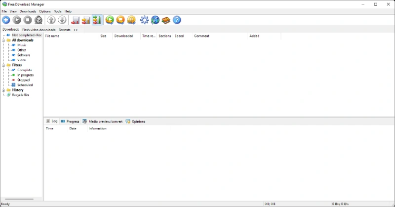 free download manager - magnet link downloader