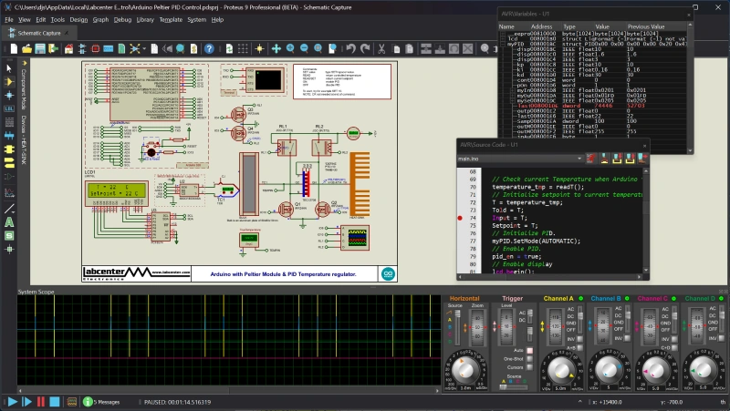 proteus design suite - pcb design and circuit simulator software