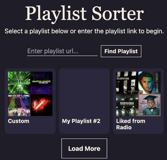 select-spotify-playlist-to-sort