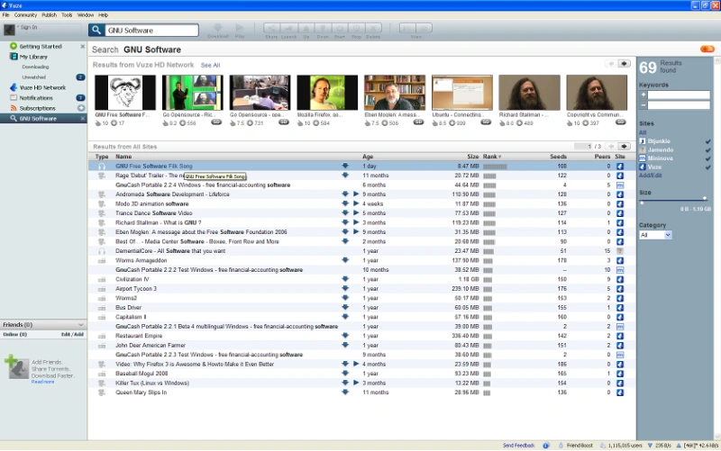 vuze - magnet link torrent downloader