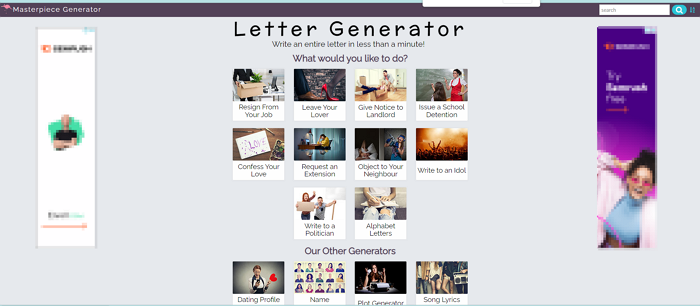 formal letter generator