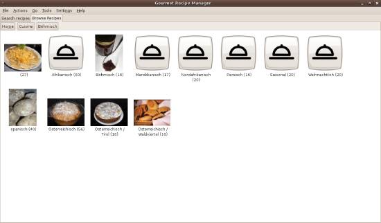 gourmet recipe manager software for windows