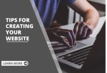 tips for creating your website