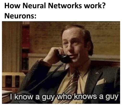 artificial intelligence memes - neural network
