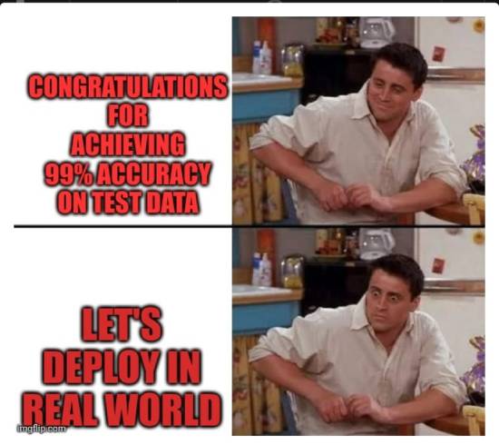memes machine learning funny - deploy test model on production