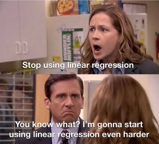 stop using linear regression