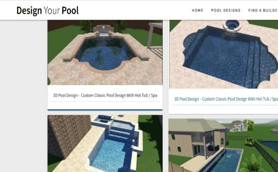 design your pool software