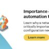 importance of network automation tool