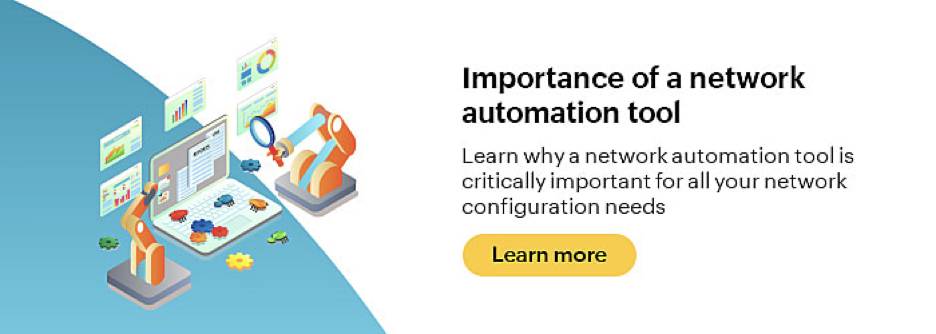 importance of network automation tool