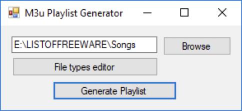 m3u playlist generator