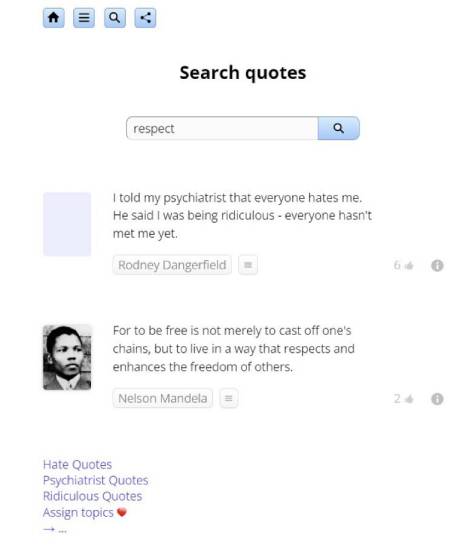 quotes4all - quote search engine