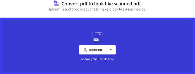 convert your pdf to look like scanned pdf