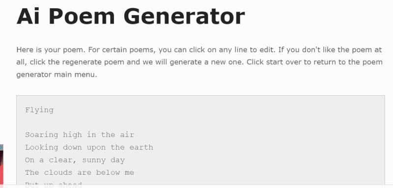 poem of quotes - ai poem generator