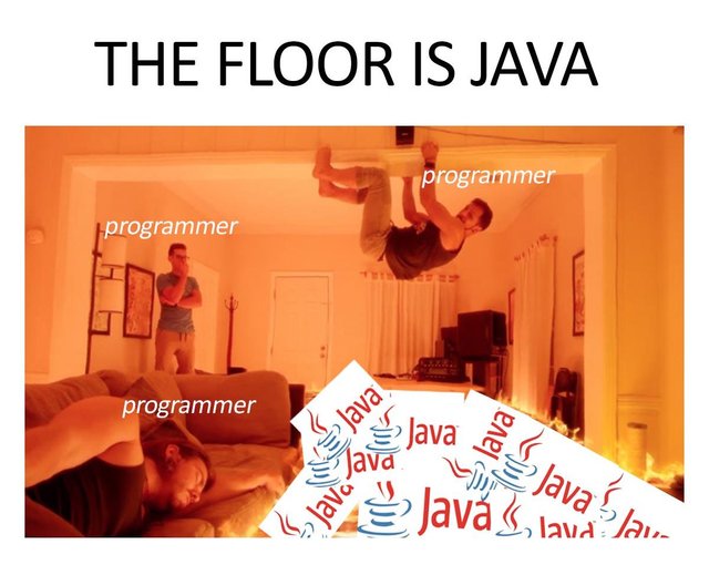 the floor is java