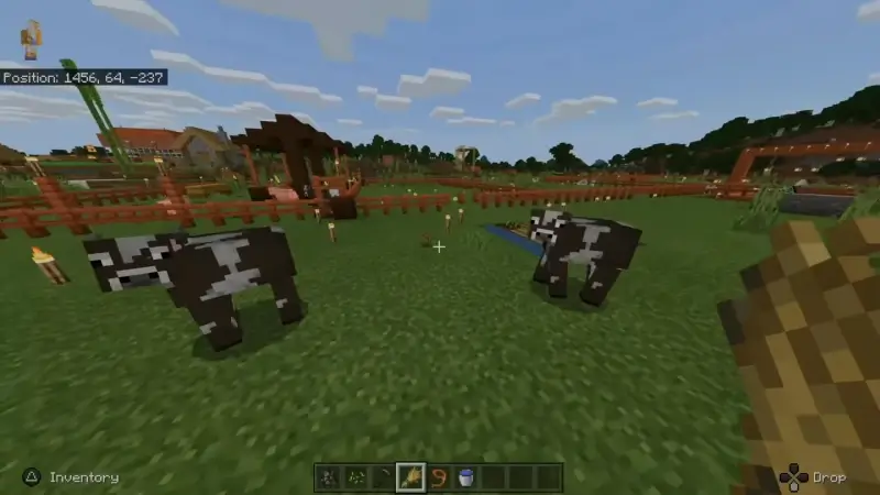 impotance of feeding cows in minecraft