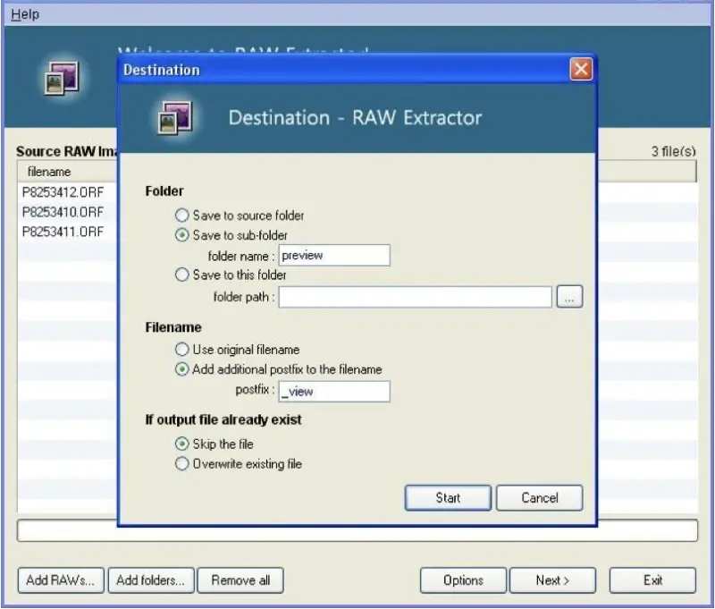 rawextractor cr2 to jpg converter software