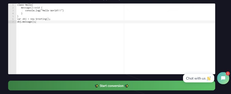 typescript to javascript converter