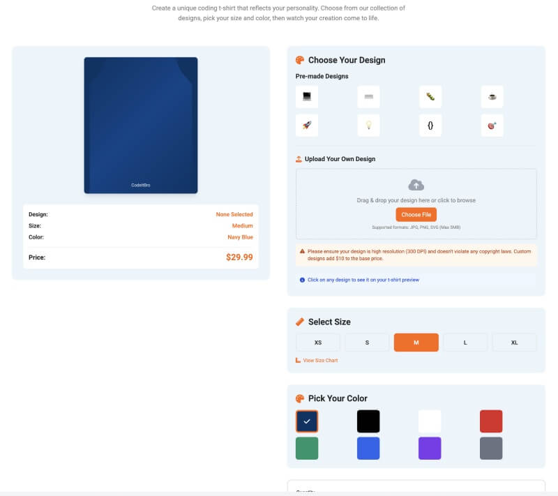 adding custom section using landingsite