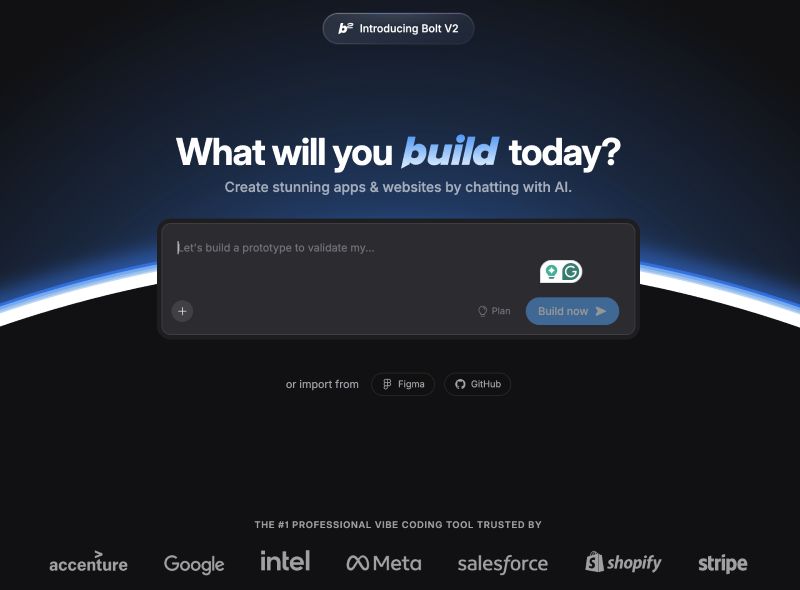 bolt.new - top ai powered coding agent