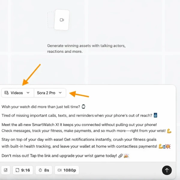 video ads scripting in arcads ai