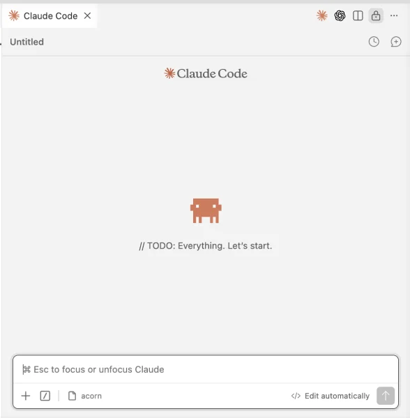 claude code vs code extension interface