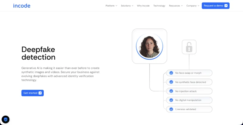incode - ai tool for deepfake detection